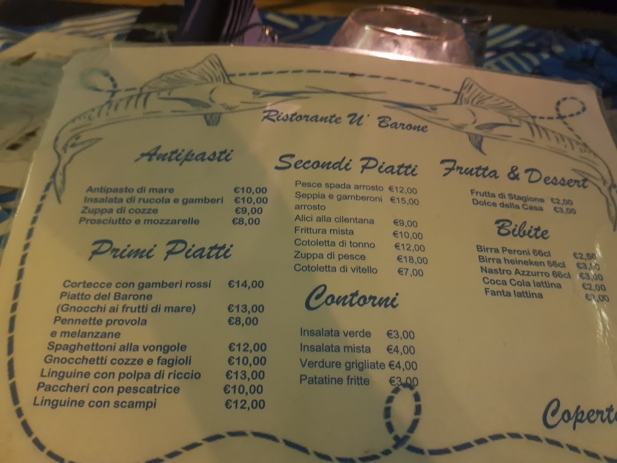Menu Ristorante U' Barone-9